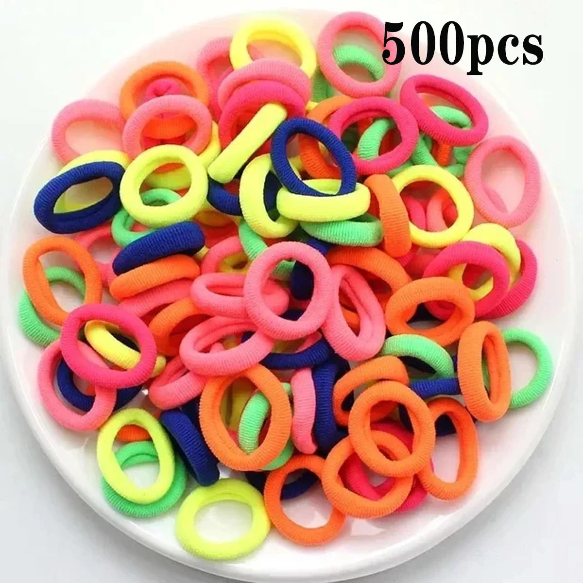 200-1000pcs ColorPop Hair Ties