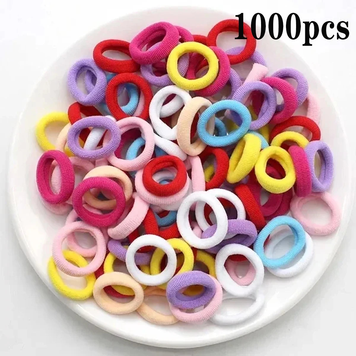 200-1000pcs ColorPop Hair Ties