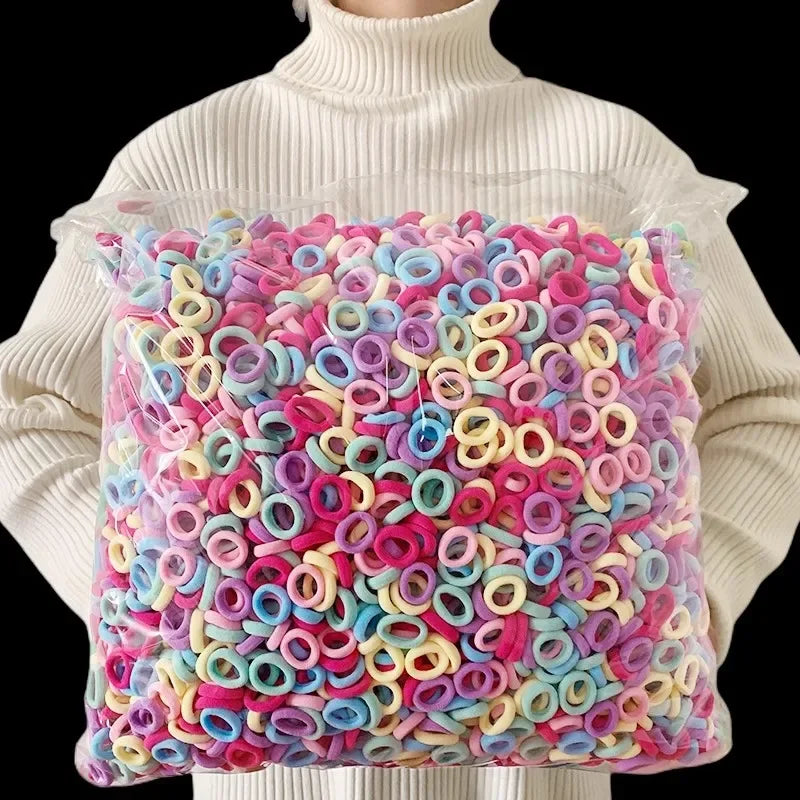 200-1000pcs ColorPop Hair Ties