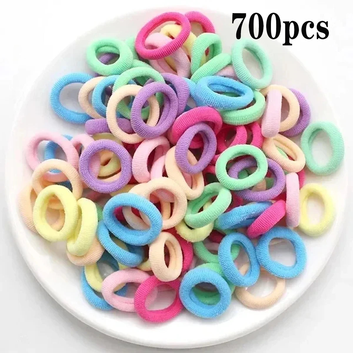 200-1000pcs ColorPop Hair Ties