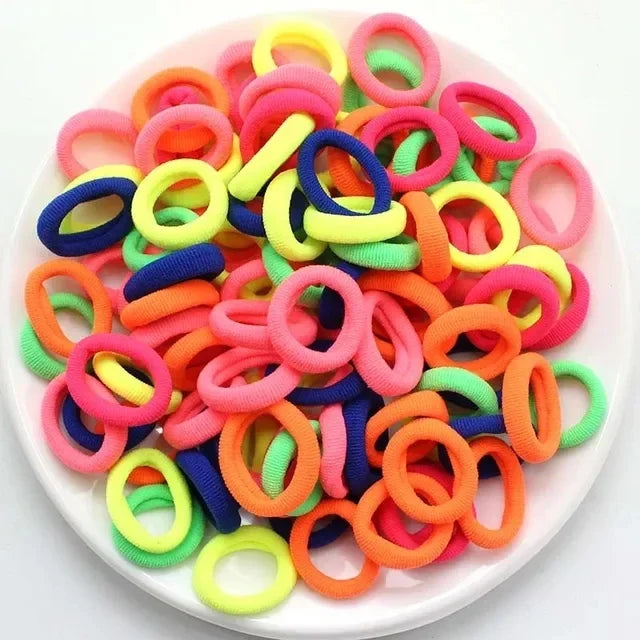 200-1000pcs ColorPop Hair Ties