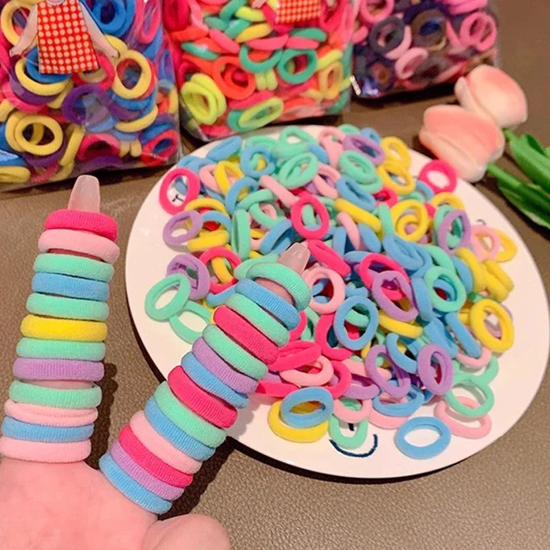 200-1000pcs ColorPop Hair Ties